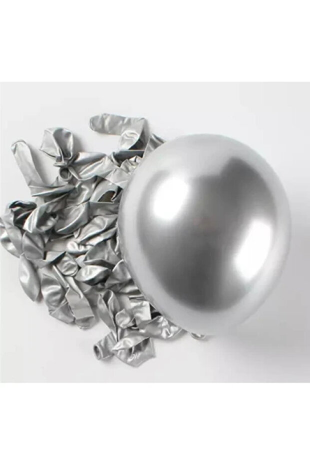 Balloon Land 5 Inch Mini Chrome Mirrored Balloon 50 Pieces