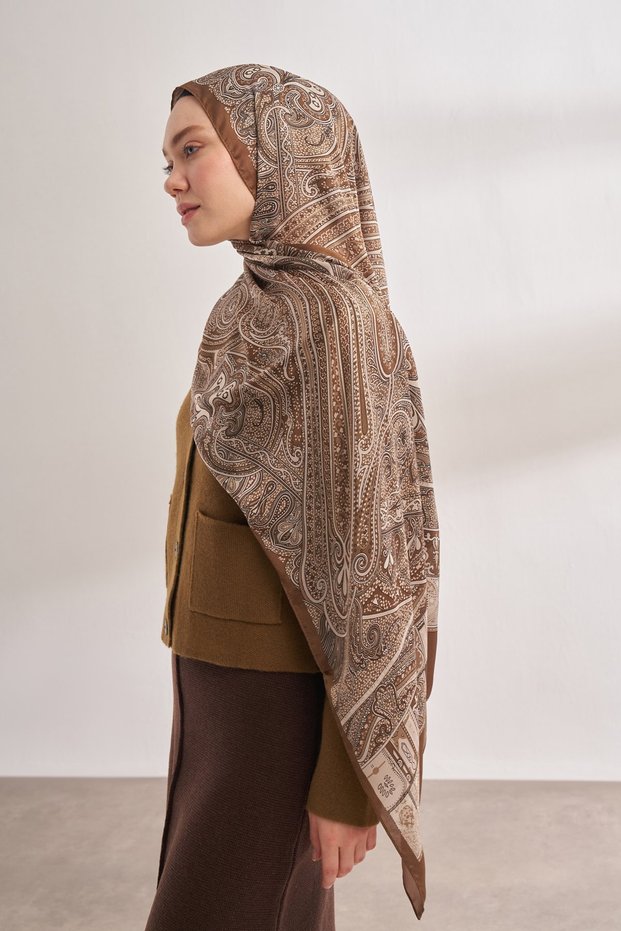 Ethnic Vual Mystigue Pattern Special Series Shawl - Earth