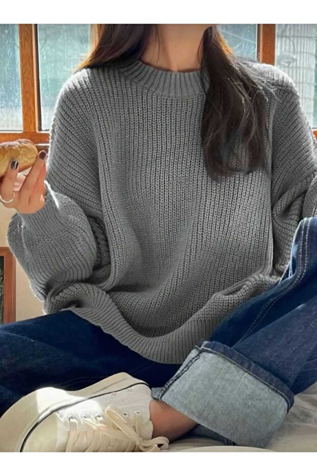 Pulover oversize de damă - 2