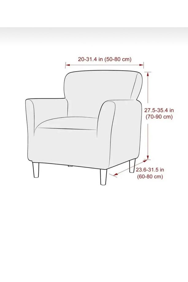 Berjer Örtüsü Berjer Kılıfı Tekli Koltuk Örtüsü Sofa Cover - 7