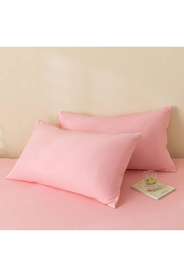 طقم ملاءات مطاطية من القطن Ranforce مع غطاء وسادة - 4