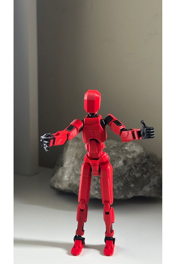 Lucky 13 Oynar Eklemli Robot Figür Oyuncak Set 6 Adet Dummy Ve 1 Adet 12'li El Seti - 6