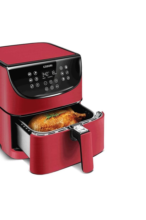 5.5 L 11 Programlı Sıcak Tutma Fonksiyonlu, Dokunmatik, Zamanlayıcı, 1700 W, Kırmızı - 2