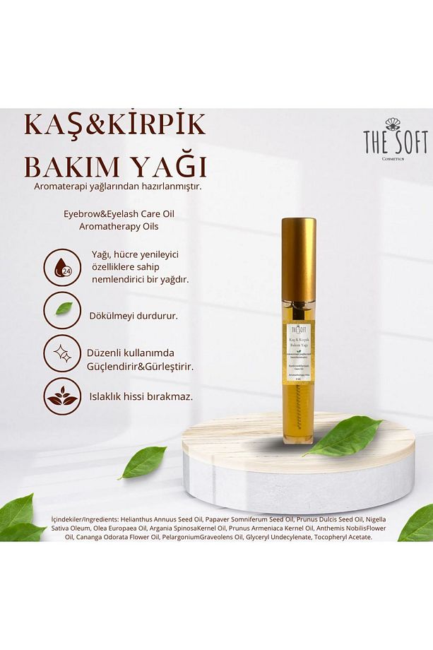 Aromaterapi Yağlarından Hazırlanmış Kaş Kirpik Bakım Yağı 8 ml - 4