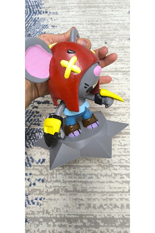BRAWL STARS MOE KARAKTER FİGÜRÜ 20CM - 4