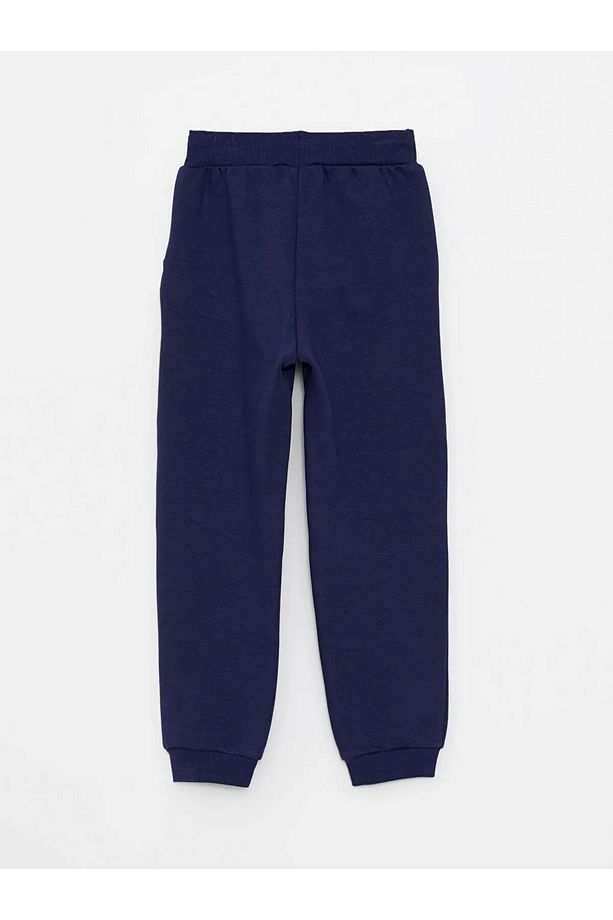LCW Kids Lacivert Beli Lastikli Basic Kız Çocuk Jogger Eşofman Altı - 2