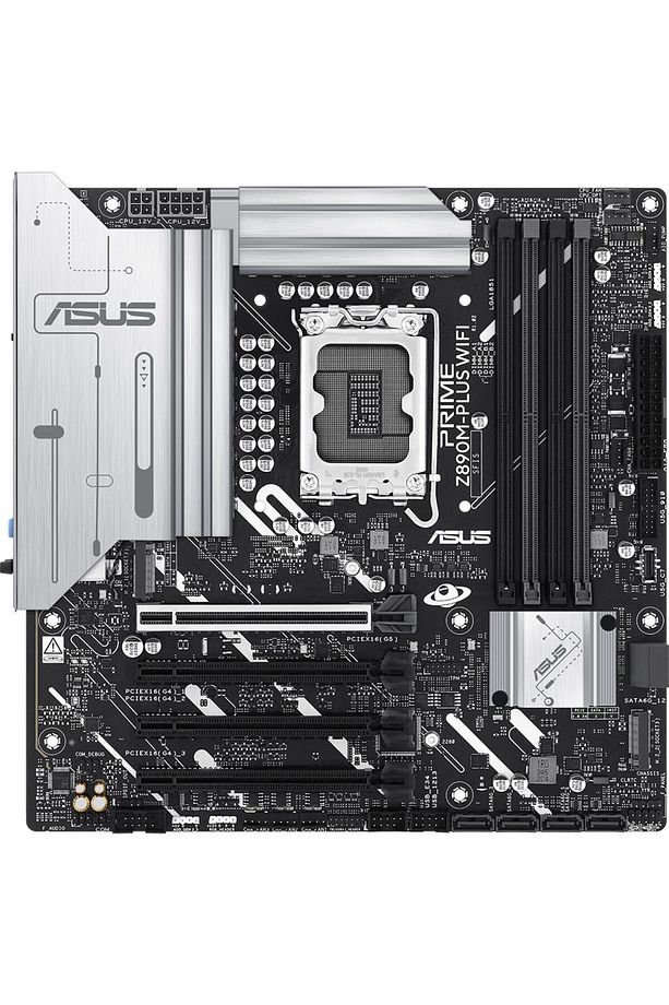 Prime Z890M-Plus Wifi 7600Mhz Oc Wi-Fi 7 Ddr5 Soket 1851 M.2 Hdmi Dp Matx Anakart - 4