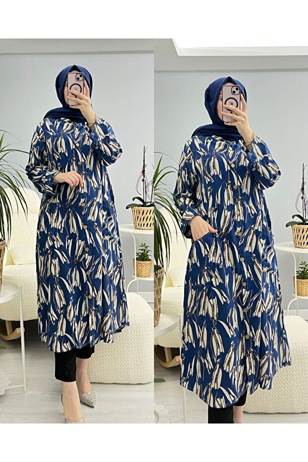 Boydan Düğmeli̇ Tuni̇k - 1