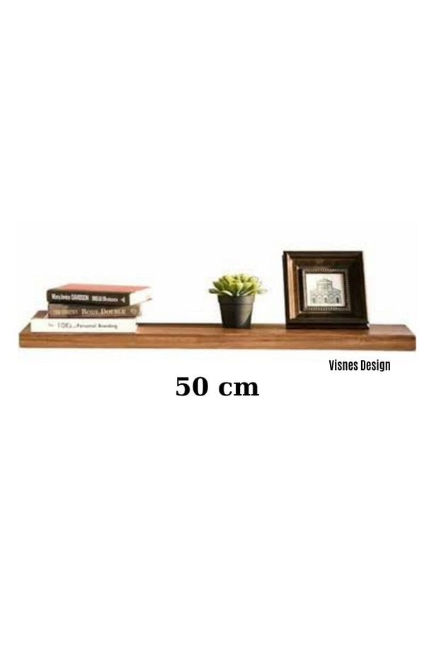 Uçan Duvar Rafı Tekli 50cm Gizli Raf Yüzen Raf - 2