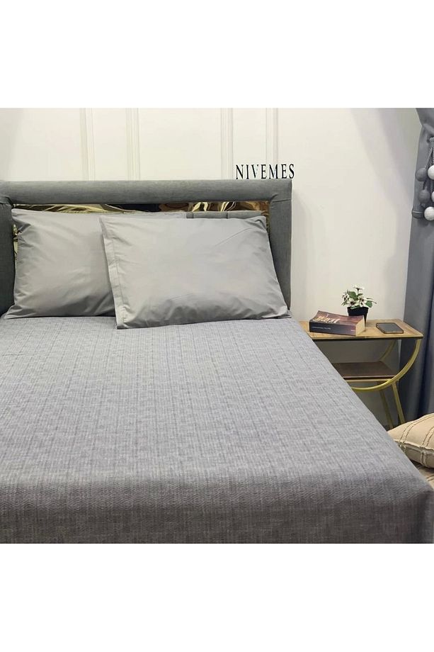 Nivemeshome Gri 160x230 Tek Pike Örtüsü Tek Kişilik - 8
