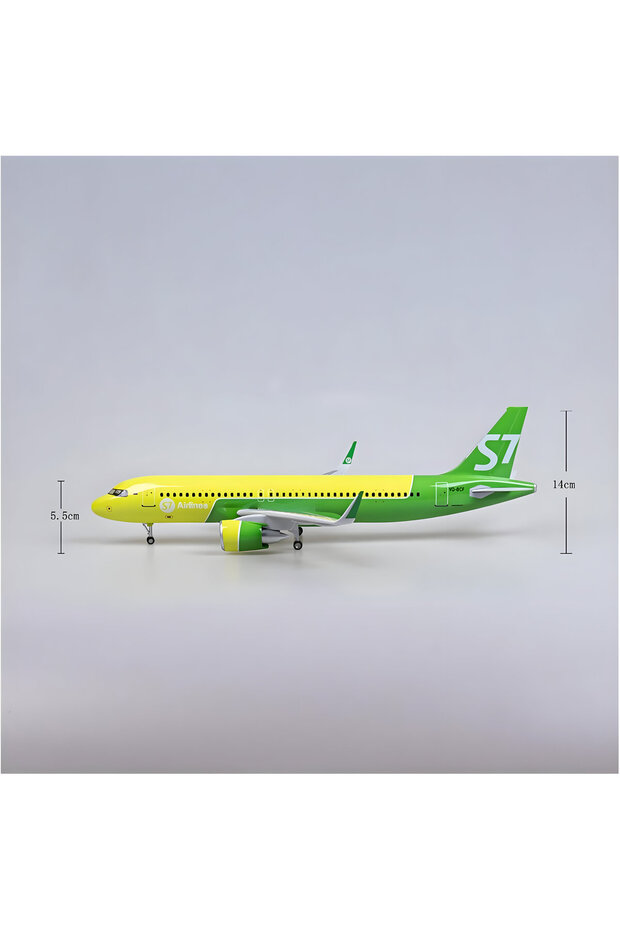 1/80 Airbus A320 NEO Siberia, Hazır Yolcu Uçağı Maketi (47 cm) - 2