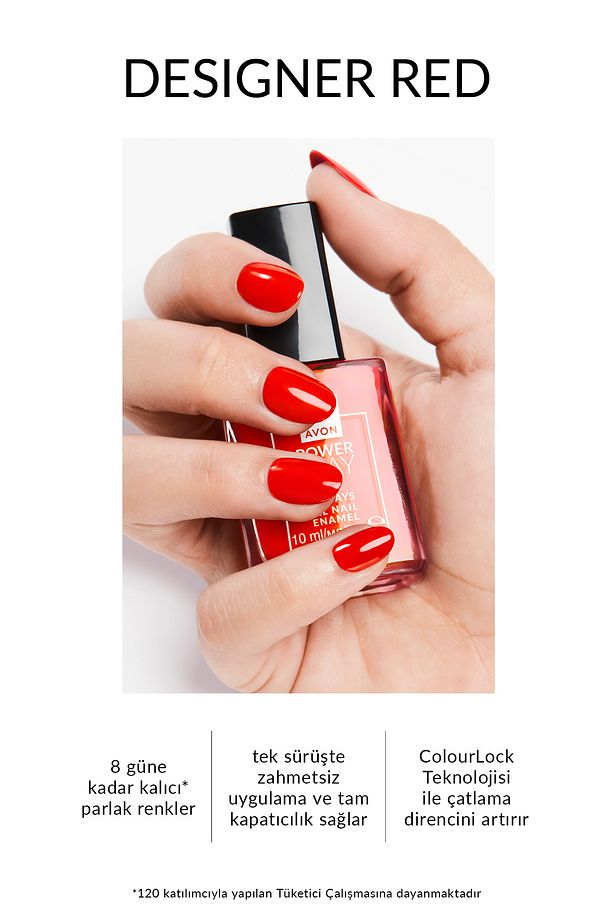 Power Stay Jel Oje 10ml - Designer Red - 2