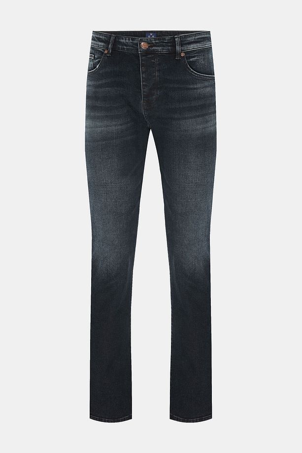 Regular Lacivert Jean Pantolon - 1