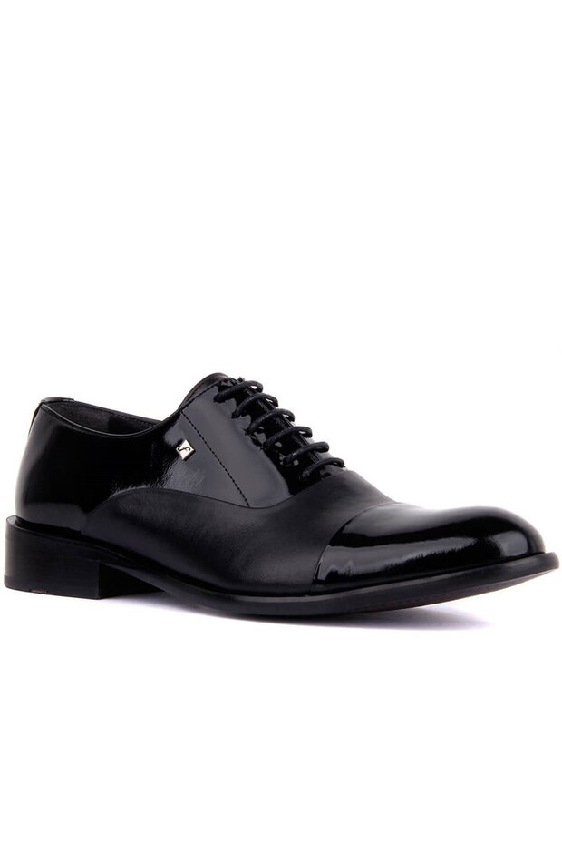 Lace-up Black Patent Leather Men's Classic Shoes 2250 430 114