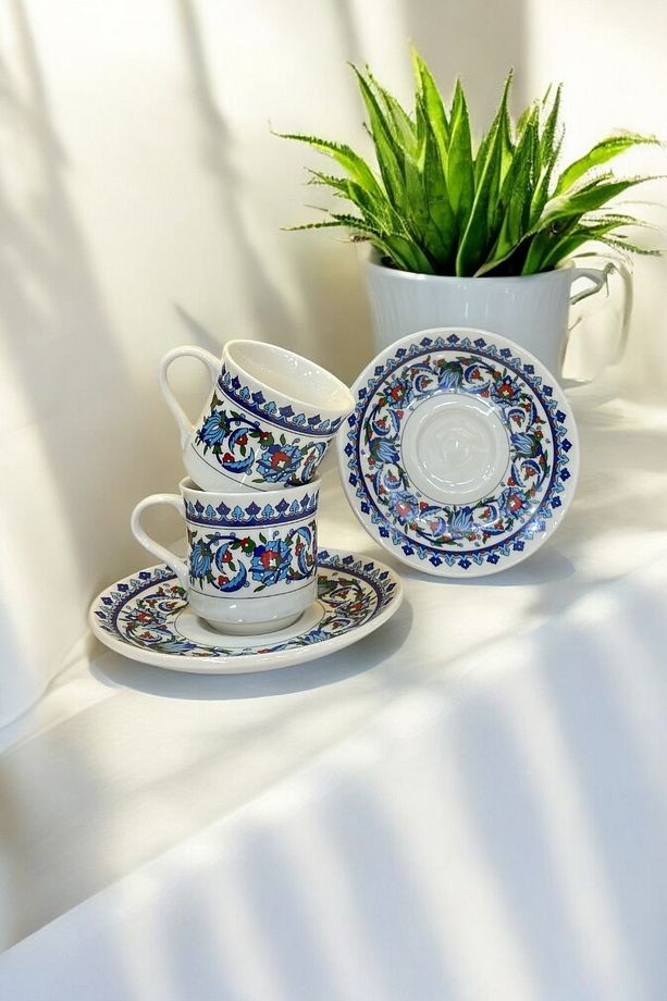 Topkapı 2 Kişilik 4 Parça Kahve Fincan Takımı - 2