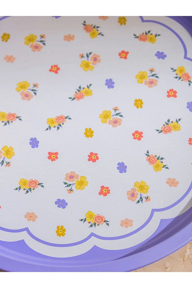 LCW Karışık Çiçek Baskılı Tepsi 34 Cm - 3