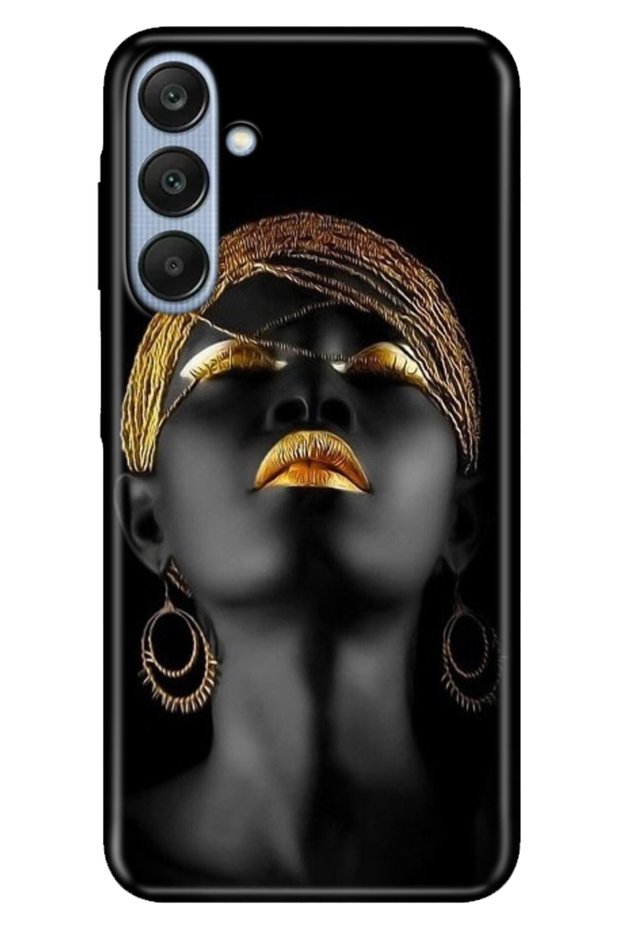 Samsung Galaxy A26 Case Patterned TPU Silicone Printed African Girl