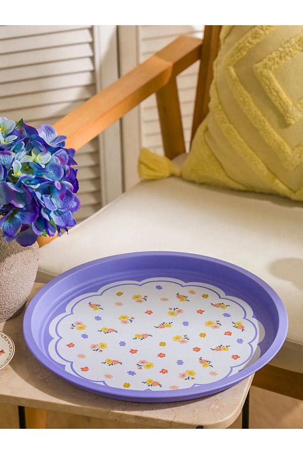 LCW Karışık Çiçek Baskılı Tepsi 34 Cm - 1