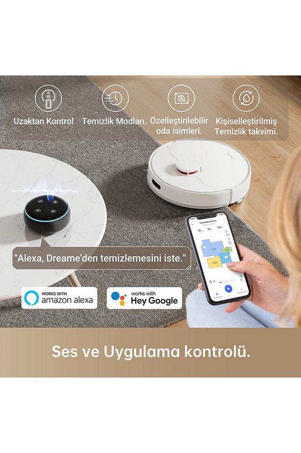 D10 Plus Gen 2 Çöp İstasyonlu Akıllı Robot Süpürge - 6