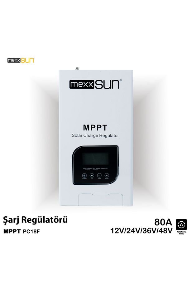 80 Amper Mppt Şarj Kontrol Cihazı Mppt Şarj Regülatörü - 1