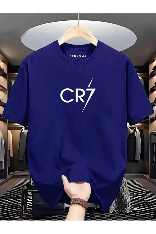 تي شيرت مطبوع كبير الحجم - 1