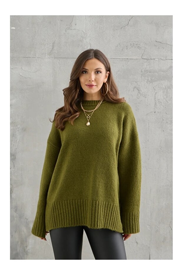 OVERSİZE BASİC TRİKO KAZAK - 4