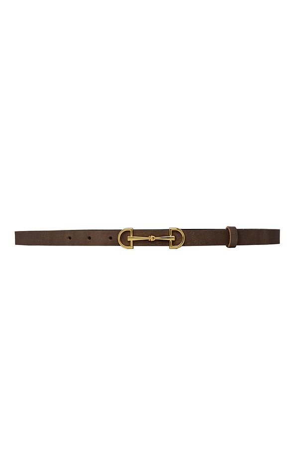 %100 Hakiki Yumuşak Nubuk Deri, 2 cm Nubuk Kahve Kadın Kemeri; Elbise, Pantolon Kemeri D&Dgold - 5