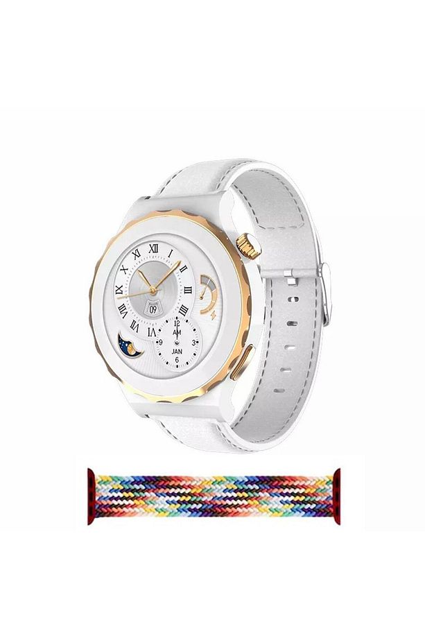 Hw3 Mini 41 Mm Nfc Destekli Hediye Kordonlu Kadın Akıllı Saati - 2022 Model - 4