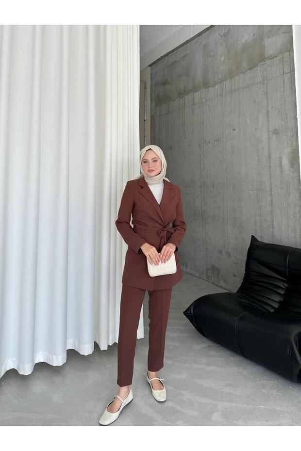 Brown Terra Pants Set