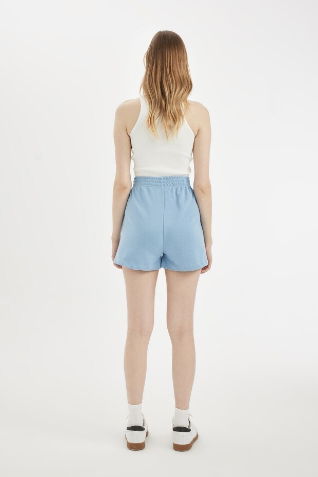 Regular Fit Beli Lastikli Basic Düz Şort Z5071AZ24SM - 5