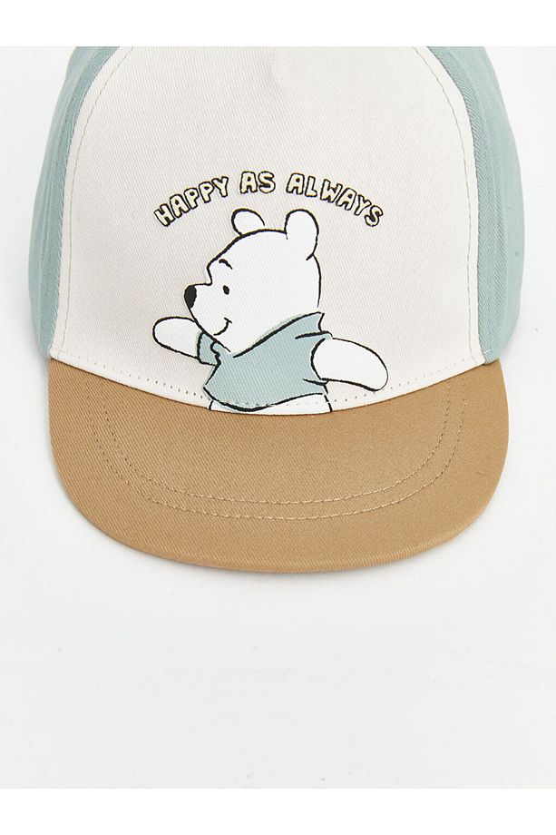 LCW baby Winnie the Pooh Baskılı Erkek Bebek Kep Şapka - 2