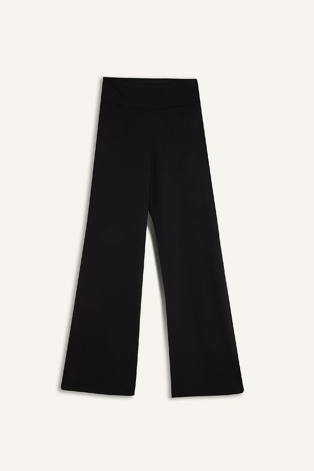 Fit Sporcu Jogger Eşofman Altı Geniş Bol Paça Basic Düz Skuba Dalgıç Kumaş A0566ax25sp - 7
