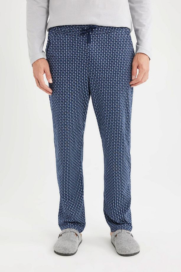 Regular Fit Kareli Cepli Pijama Altı D8227AX24WN - 3