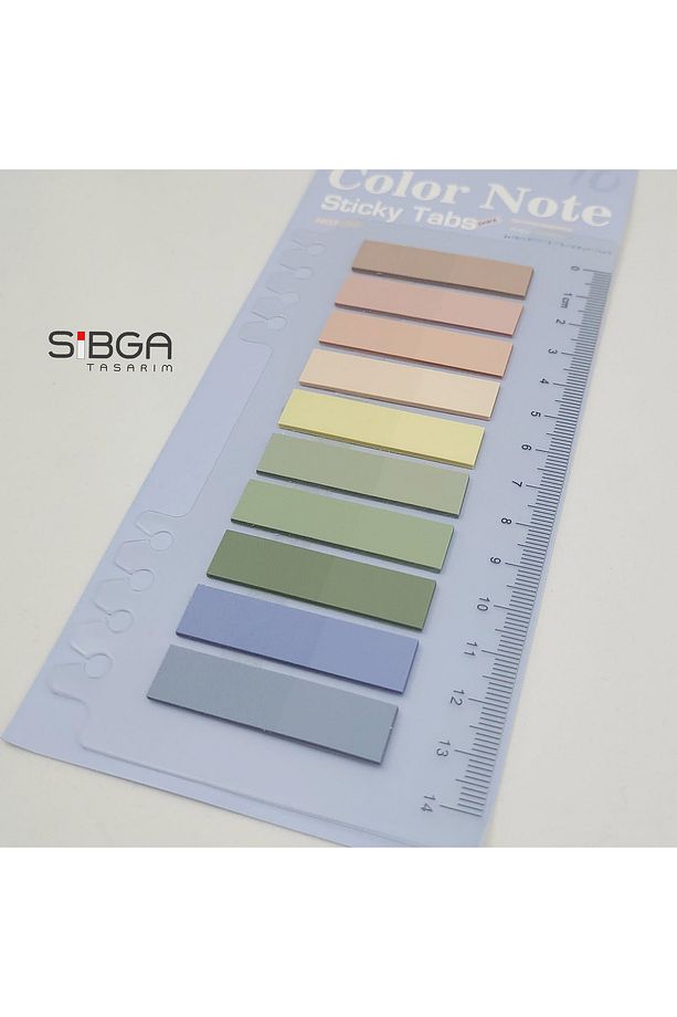 Şeffaf Renkli Postit Post-it Post It. Kitap Ayracı Ayraç Postit Sticker Not Kağıdı 200 Yaprak - 3