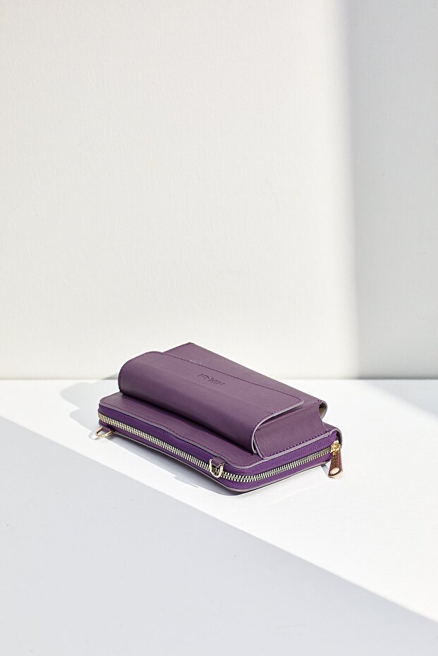 Tek Gözlü Çanta Mor - 4