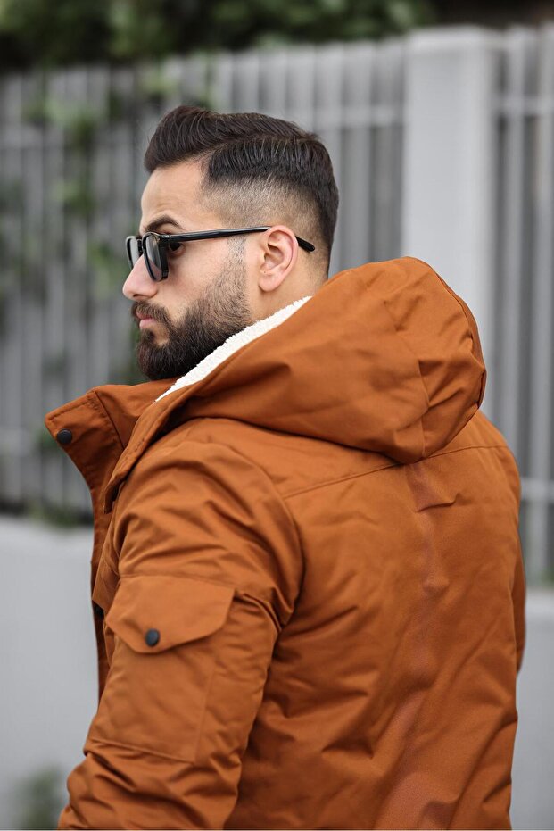 SEYYAR KAPÜŞONLU KIŞLIK ERKEK MONT - 5