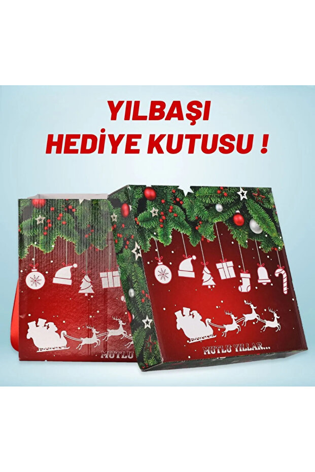 Yılbaşı Hediye Kutusu 5 Li 24*24*24 cm - 1