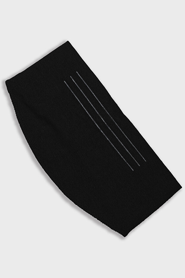 Silikonlu Bandana Bone Siyah - 4