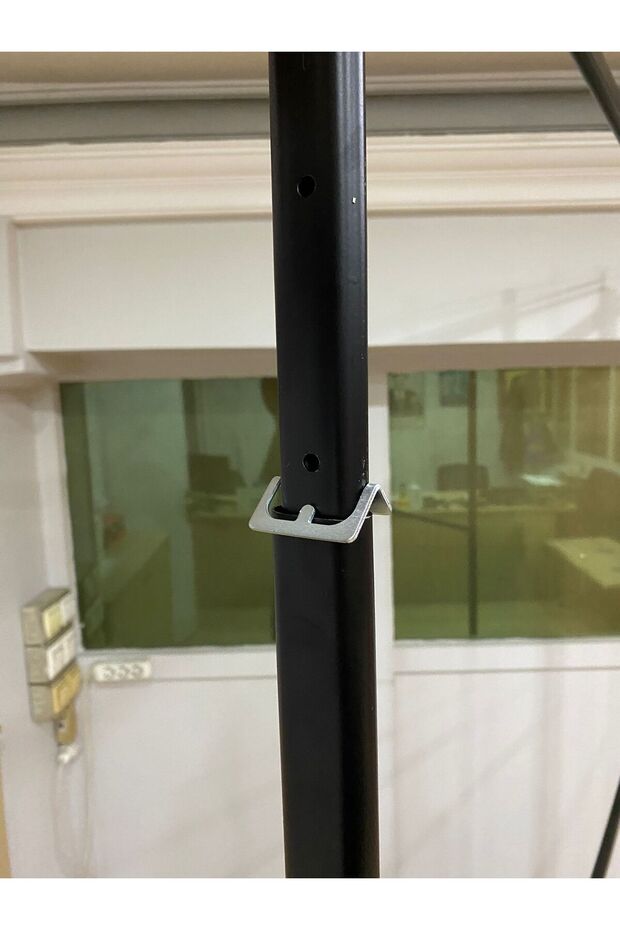 Çift Katlı Askılık Oval Boru Stant Siyah - 4