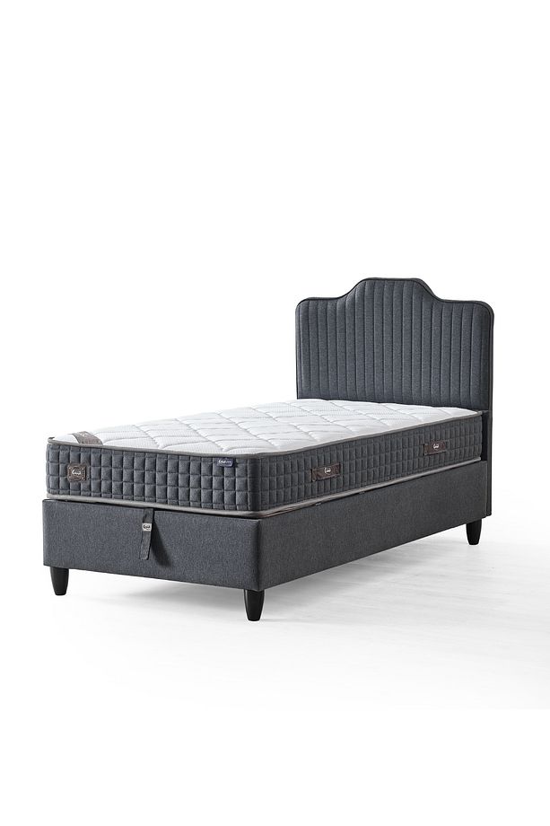 AE-7813 Menekşe Çift Kişilik Baza Başlık 2'li Set Sandıklı  (YATAK DAHİL DEĞİLDİR) - 3