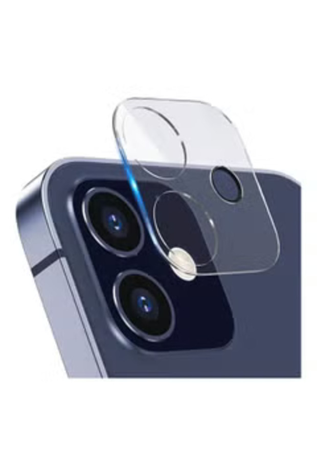 واقي عدسة الكاميرا الزجاجية لجهاز iPhone 12 شفاف