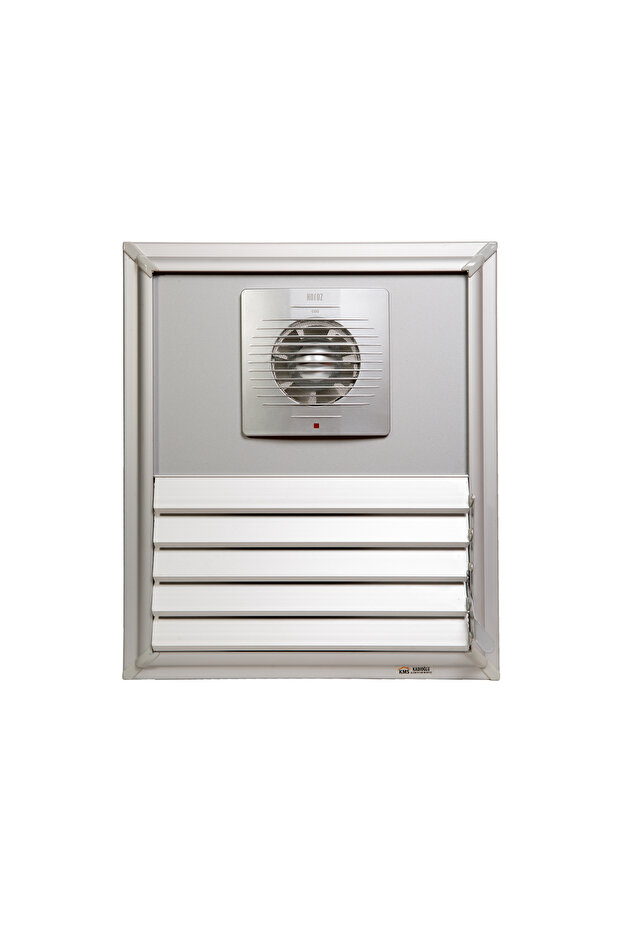 Anodized Matte Chrome Aluminum Surface Bonding Grille with 35X35 Aspirators (Ventilation - Fan)