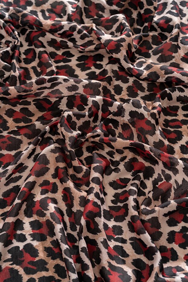 Eșarfă moale leopard de damă - 3