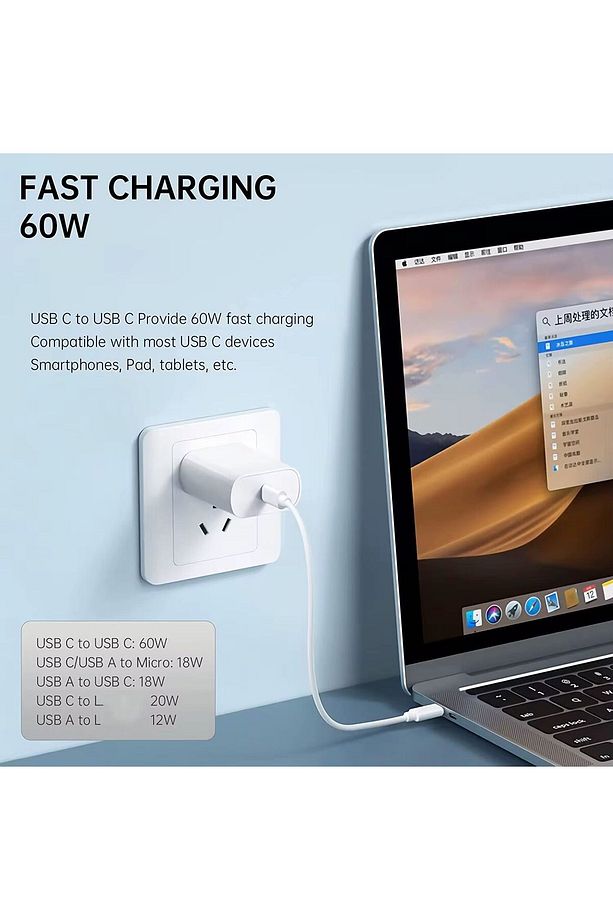 7in1 Seyahat Seti  Type-C to Type-C Kablo,  Kart Yuvası,  Usb/Mikro/Lightning Port, Sim Kart İğnesi - 4