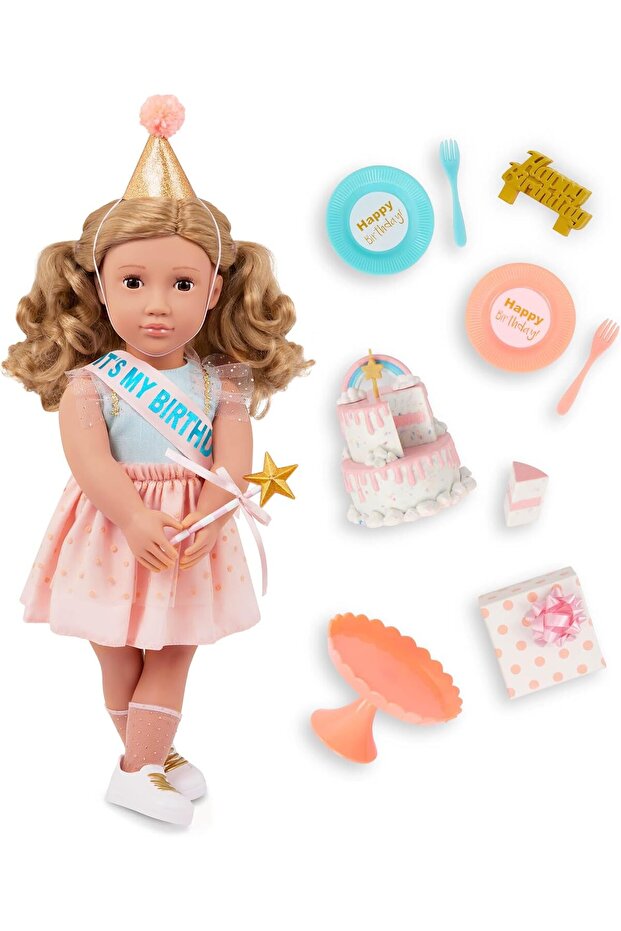 Romy Birthday Party Doll With Accessories