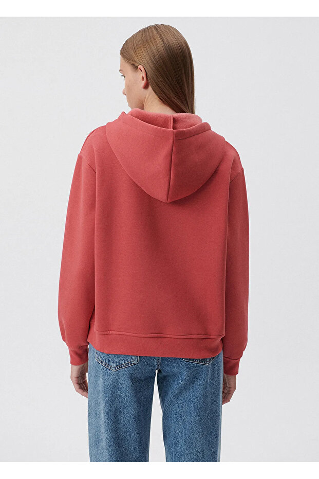 Kapüşonlu Basic Sweatshirt - 2