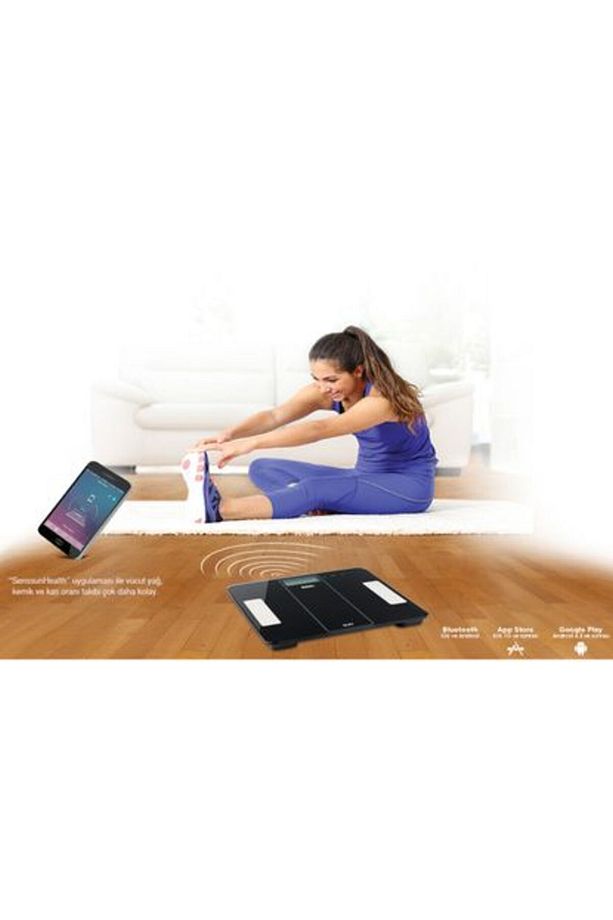 Sun Bluetooth Vücut Analiz Baskülü - Siyah - 3
