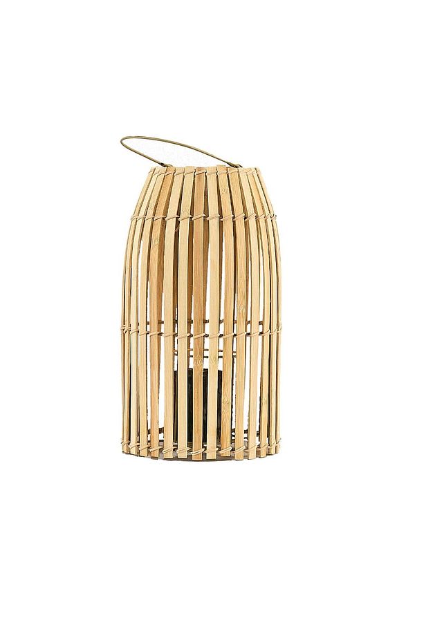 Özcan Aydınlatma 1016-1 Bambu Mumluk 18*31 Ahşap - 1