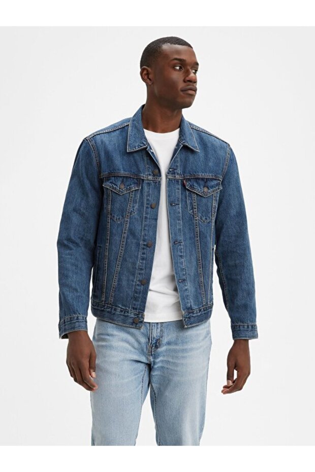 The Trucker Indigo Men's Jacket - 1