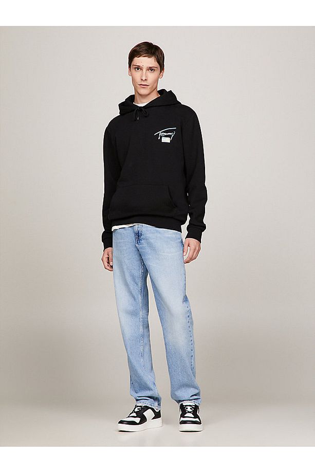 TOMMY JEANS ERKEK REGULAR FİT METALLIC DNA HOOD EXT - 2